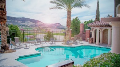 Distinguished 3-story brownstone-style townhome on a premium on Reflection Bay Golf Club in Nevada - for sale on GolfHomes.com, golf home, golf lot