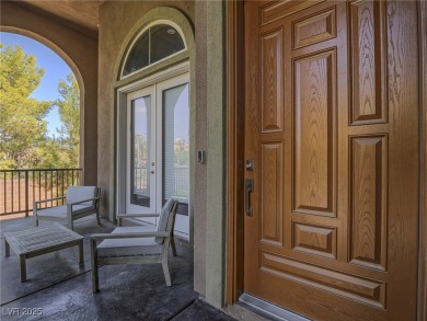 Distinguished 3-story brownstone-style townhome on a premium on Reflection Bay Golf Club in Nevada - for sale on GolfHomes.com, golf home, golf lot