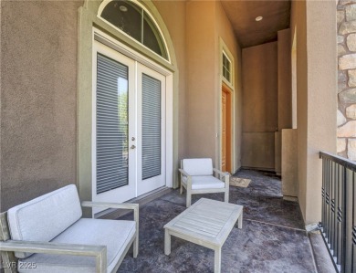Distinguished 3-story brownstone-style townhome on a premium on Reflection Bay Golf Club in Nevada - for sale on GolfHomes.com, golf home, golf lot