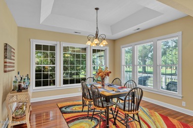 Welcome home! This 3-bedroom, 2.5-bath house sits under a canopy on The Carolina Club in North Carolina - for sale on GolfHomes.com, golf home, golf lot