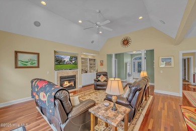 Welcome home! This 3-bedroom, 2.5-bath house sits under a canopy on The Carolina Club in North Carolina - for sale on GolfHomes.com, golf home, golf lot