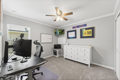 Welcome to this beautifully maintained 4-bedroom, 2-bath home in on King and Bear Golf Course/World Golf Village in Florida - for sale on GolfHomes.com, golf home, golf lot