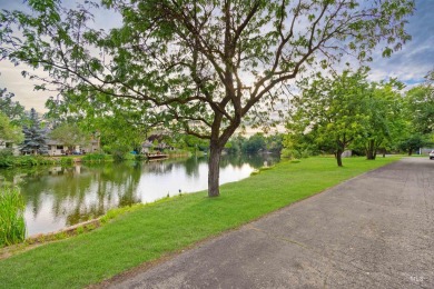 Discover this stunning single-level waterfront condo on Lake on Plantation Country Club in Idaho - for sale on GolfHomes.com, golf home, golf lot