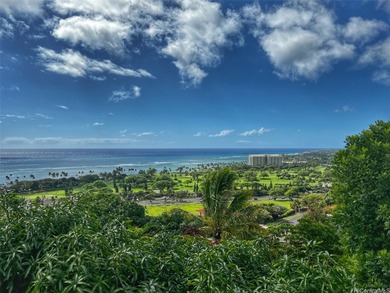 HUGE Ocean View low on the hill. Unobstructed. No roofs. Just on Waialae Country Club in Hawaii - for sale on GolfHomes.com, golf home, golf lot