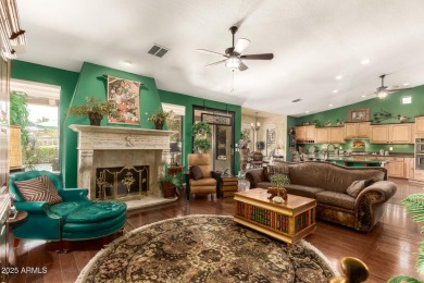 Beautiful Single Story Marbella model located off the 6th green on Sun Lakes Country Club in Arizona - for sale on GolfHomes.com, golf home, golf lot