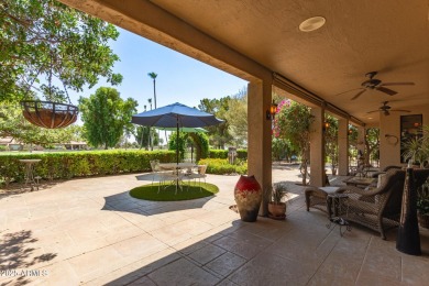 Beautiful Single Story Marbella model located off the 6th green on Sun Lakes Country Club in Arizona - for sale on GolfHomes.com, golf home, golf lot