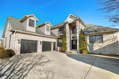 Welcome to this elegant two-story, 4 bed, 5 bath home in the on Coyote Crossing Golf Course in Indiana - for sale on GolfHomes.com, golf home, golf lot