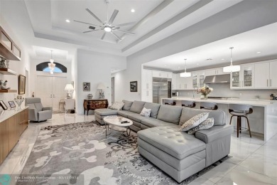 Fabulous, modern, elegant one story home with a 4 car garage.  4 on Parkland Golf Club in Florida - for sale on GolfHomes.com, golf home, golf lot