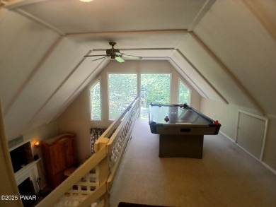 Escape to this delightful 3-bedroom, 1-bath chalet in the heart on The Hideout Golf in Pennsylvania - for sale on GolfHomes.com, golf home, golf lot