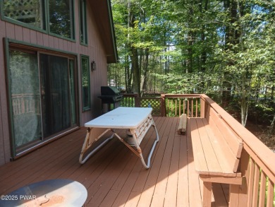 Escape to this delightful 3-bedroom, 1-bath chalet in the heart on The Hideout Golf in Pennsylvania - for sale on GolfHomes.com, golf home, golf lot