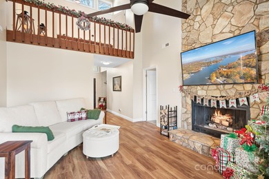 Discover your dream WATERFRONT contemporary home in the heart of on Tega Cay Golf Club in South Carolina - for sale on GolfHomes.com, golf home, golf lot