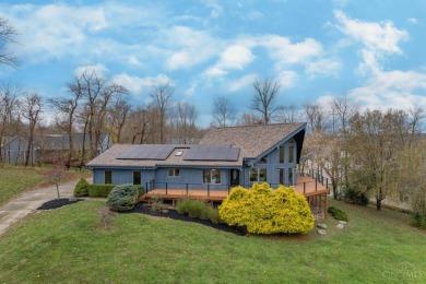 Perched above Hidden Valley Lake, this stunning 3bd,3ba A-Frame on Hidden Valley Golf Club in Indiana - for sale on GolfHomes.com, golf home, golf lot