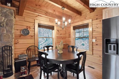 What everyone dreams of!  A log cabin on a mountain.  This one on Beech Mountain Club in North Carolina - for sale on GolfHomes.com, golf home, golf lot