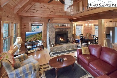 What everyone dreams of!  A log cabin on a mountain.  This one on Beech Mountain Club in North Carolina - for sale on GolfHomes.com, golf home, golf lot