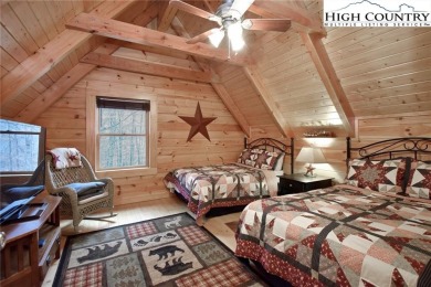 What everyone dreams of!  A log cabin on a mountain.  This one on Beech Mountain Club in North Carolina - for sale on GolfHomes.com, golf home, golf lot