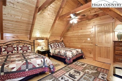 What everyone dreams of!  A log cabin on a mountain.  This one on Beech Mountain Club in North Carolina - for sale on GolfHomes.com, golf home, golf lot