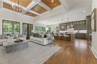 Recently completed, this residence quietly impresses with an on The Governors Towne Club in Georgia - for sale on GolfHomes.com, golf home, golf lot