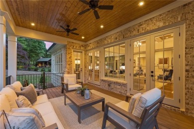 Recently completed, this residence quietly impresses with an on The Governors Towne Club in Georgia - for sale on GolfHomes.com, golf home, golf lot