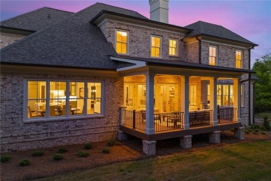 Recently completed, this residence quietly impresses with an on The Governors Towne Club in Georgia - for sale on GolfHomes.com, golf home, golf lot