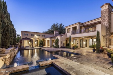 Set on an expansive acre-plus lot within Hidden Paradise--a on Camelback Golf Club in Arizona - for sale on GolfHomes.com, golf home, golf lot