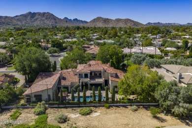 Set on an expansive acre-plus lot within Hidden Paradise--a on Camelback Golf Club in Arizona - for sale on GolfHomes.com, golf home, golf lot
