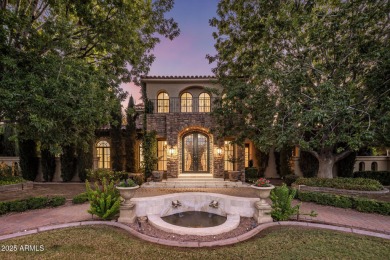 Set on an expansive acre-plus lot within Hidden Paradise--a on Camelback Golf Club in Arizona - for sale on GolfHomes.com, golf home, golf lot
