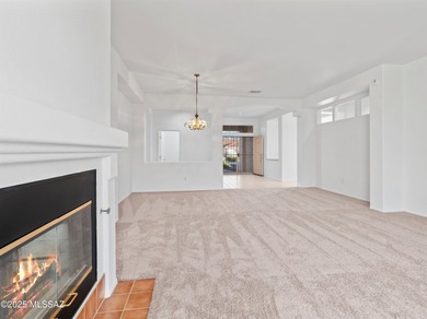 Enjoy this spacious 2-bed, 2.5 bath, 2,630 sqft Vistoso model on The Views Golf Club in Arizona - for sale on GolfHomes.com, golf home, golf lot