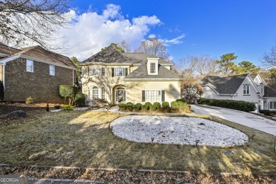 A  beautiful traditional-style home with 5 bedrooms, 4 1/2 on Horseshoe Bend Country Club in Georgia - for sale on GolfHomes.com, golf home, golf lot