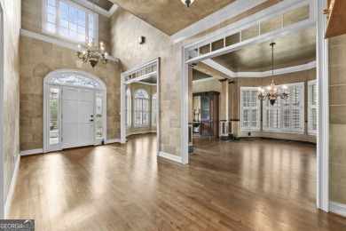 A  beautiful traditional-style home with 5 bedrooms, 4 1/2 on Horseshoe Bend Country Club in Georgia - for sale on GolfHomes.com, golf home, golf lot