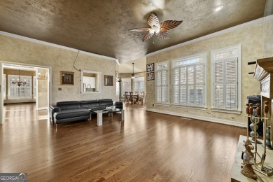 A  beautiful traditional-style home with 5 bedrooms, 4 1/2 on Horseshoe Bend Country Club in Georgia - for sale on GolfHomes.com, golf home, golf lot