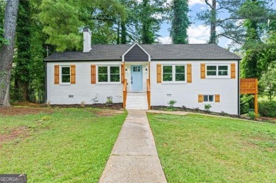 It's hard to miss this fully renovated, 4 side brick beauty on Alfred Tup Holmes Golf Course in Georgia - for sale on GolfHomes.com, golf home, golf lot