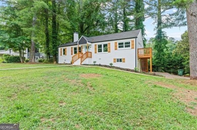 It's hard to miss this fully renovated, 4 side brick beauty on Alfred Tup Holmes Golf Course in Georgia - for sale on GolfHomes.com, golf home, golf lot