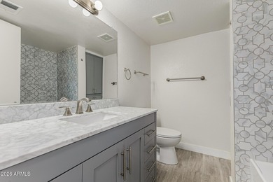 Beautifully remodeled 2-bedroom, 1-bath first-floor condo on Wigwam Golf and Country Club in Arizona - for sale on GolfHomes.com, golf home, golf lot