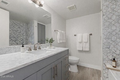 Beautifully remodeled 2-bedroom, 1-bath first-floor condo on Wigwam Golf and Country Club in Arizona - for sale on GolfHomes.com, golf home, golf lot