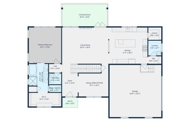A showcase of impeccable craftsmanship, this new construction on Brookstone Meadows Golf Course in South Carolina - for sale on GolfHomes.com, golf home, golf lot