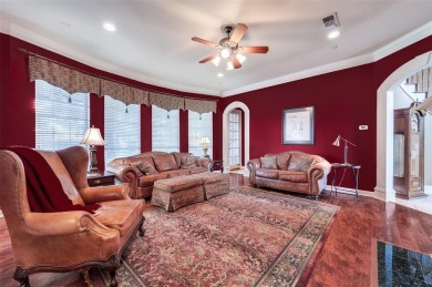 This charming Huntington-Sanders custom built home with private on Stonebridge Ranch Country Club in Texas - for sale on GolfHomes.com, golf home, golf lot