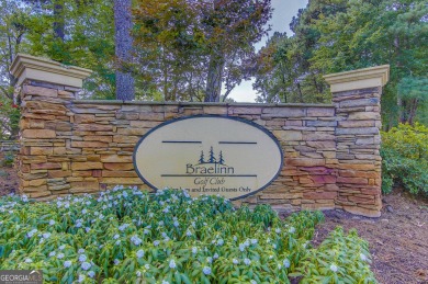 Pretty brick front home with an amazing backyard view of the on Braelinn Golf Club in Georgia - for sale on GolfHomes.com, golf home, golf lot