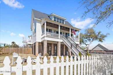 This raised house, perched gracefully on a 1-acre lot, offers an on Pass Christian Isles Golf Club in Mississippi - for sale on GolfHomes.com, golf home, golf lot