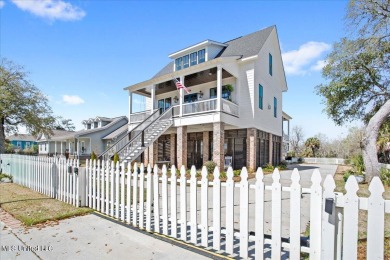 This raised house, perched gracefully on a 1-acre lot, offers an on Pass Christian Isles Golf Club in Mississippi - for sale on GolfHomes.com, golf home, golf lot