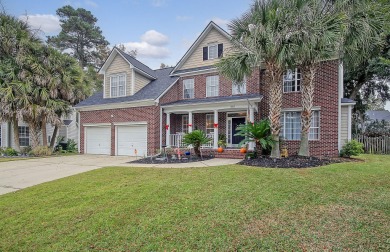 This inviting traditional-style home is tucked away on a quiet on Legend Oaks Plantation Golf Club in South Carolina - for sale on GolfHomes.com, golf home, golf lot