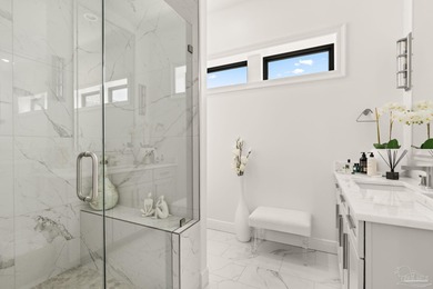 Experience modern coastal elegance in this architecturally on Tiger Point Golf and Country Club in Florida - for sale on GolfHomes.com, golf home, golf lot