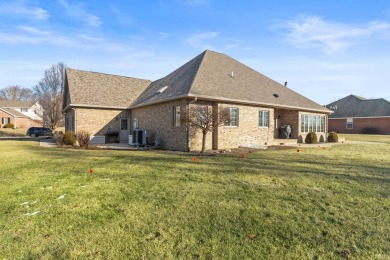 This stunning 3-4 bedroom fully brick, 2.5-bath custom home sits on Albany Golf Club in Indiana - for sale on GolfHomes.com, golf home, golf lot