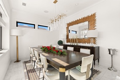 Experience modern coastal elegance in this architecturally on Tiger Point Golf and Country Club in Florida - for sale on GolfHomes.com, golf home, golf lot