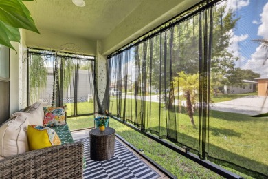 Enjoy gorgeous lake views from this gently lived-in home in a on Spanish Lakes Fairways in Florida - for sale on GolfHomes.com, golf home, golf lot