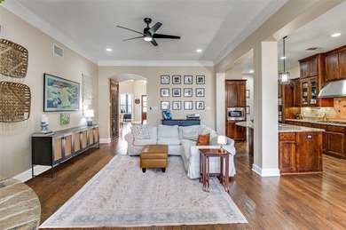 Welcome to 8025 Strathmill, a gorgeous Tudor-style home on The Tribute At the Colony in Texas - for sale on GolfHomes.com, golf home, golf lot