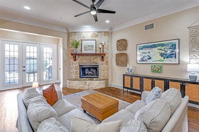 Welcome to 8025 Strathmill, a gorgeous Tudor-style home on The Tribute At the Colony in Texas - for sale on GolfHomes.com, golf home, golf lot