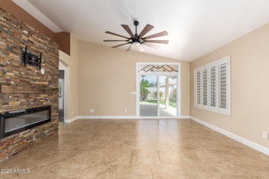 LOW ELECTRIC BILLS with Owned SOLAR + PRIVATE SALTWATER POOL! on Coyote Lakes Golf Club in Arizona - for sale on GolfHomes.com, golf home, golf lot