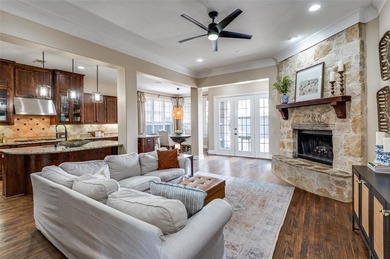 Welcome to 8025 Strathmill, a gorgeous Tudor-style home on The Tribute At the Colony in Texas - for sale on GolfHomes.com, golf home, golf lot