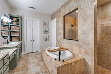 Welcome to 8025 Strathmill, a gorgeous Tudor-style home on The Tribute At the Colony in Texas - for sale on GolfHomes.com, golf home, golf lot