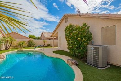 LOW ELECTRIC BILLS with Owned SOLAR + PRIVATE SALTWATER POOL! on Coyote Lakes Golf Club in Arizona - for sale on GolfHomes.com, golf home, golf lot
